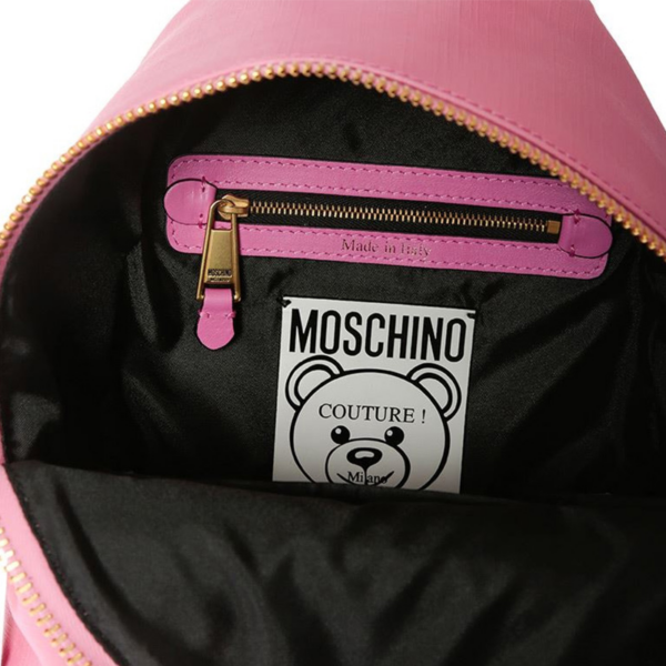 Balo Moschino Teddy Playboy Faux 'Pink' A763382101208 - Ảnh 4