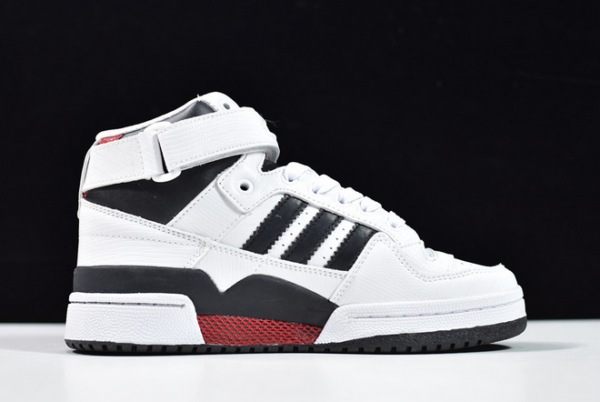 Giày Adidas Forum Mid Footwear White Black BY4375 - Ảnh 3