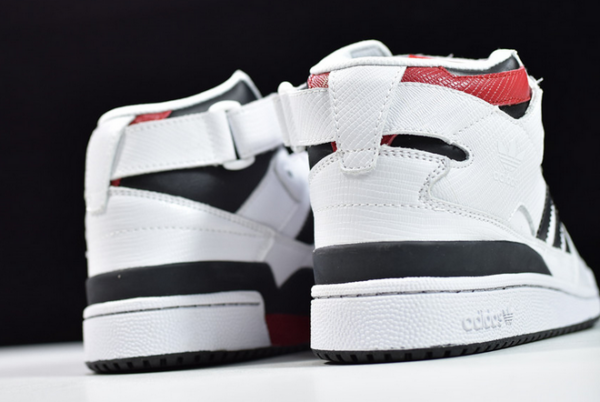Giày Adidas Forum Mid Footwear White Black BY4375 - Ảnh 5