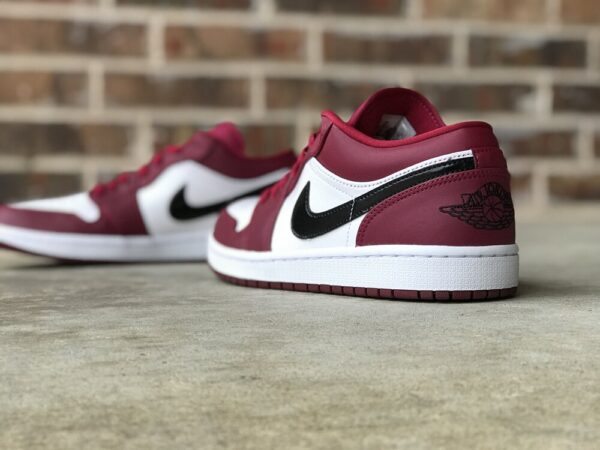 Giày Nike Air Jordan 1 Low 'Noble Red' 553558-604 - Ảnh 5