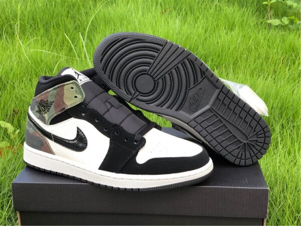 Giày Nike Air Jordan 1 Mid 'Camo' (2020) CW5490-001 - Ảnh 6