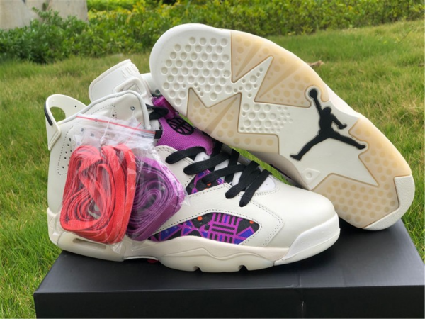Giày Nike Jordan 6 Retro 'Quai 54 Purple' CZ4152-101 - Ảnh 5