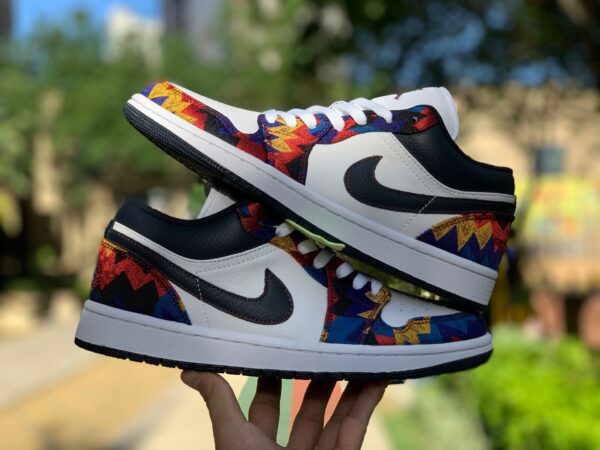 Giày Nike Air Jordan 1 Low SE GS 'Nothing But Net' CZ8657-100 - Ảnh 9