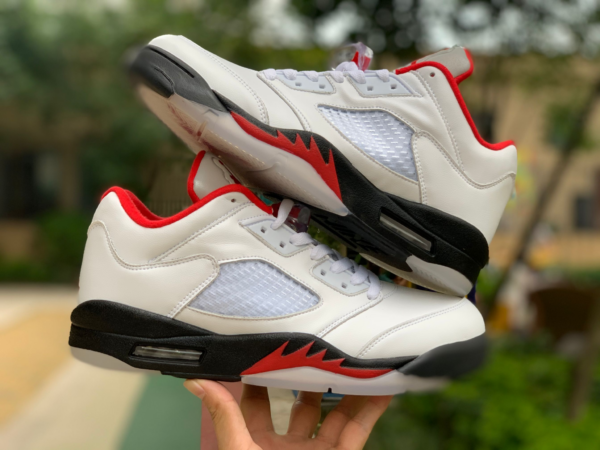 Giày Nike Air Jordan 5 Low Golf 'Fire Red' CU4523-100 - Ảnh 4