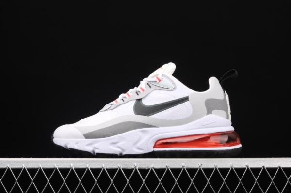 Giày Nike Air Max 270 React 'White Crimson Black' CT1280-100 - Ảnh 3