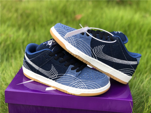 Giày Nike Dunk Low Pro PRM SB 'Sashiko Pack' CV0316-400 - Ảnh 8