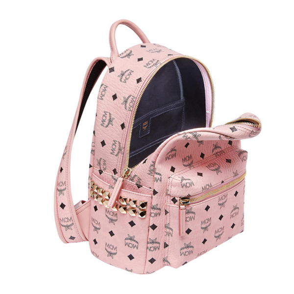 Túi MCM Women's Pink Pvc Backpack MMK7AVE37PZ001 - Ảnh 6