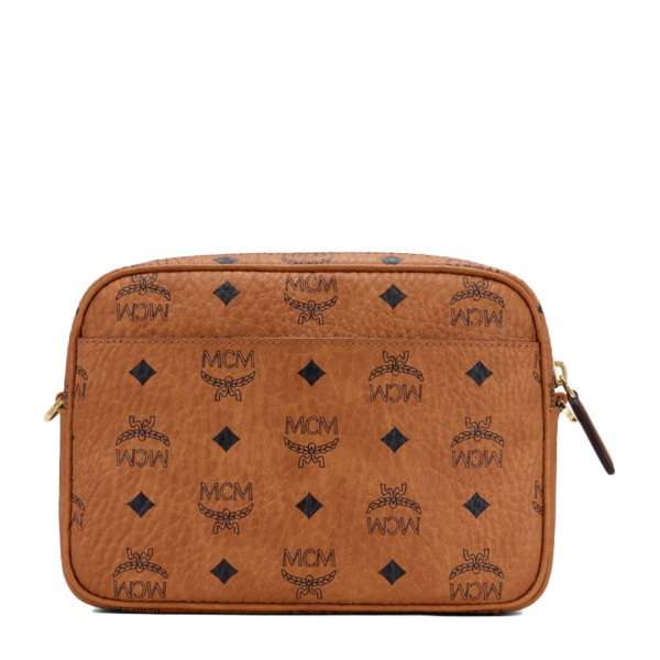 Túi MCM Klassik Crossbody Visetos Cognac MMRASKC06CO001 - Ảnh 4