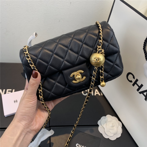 Túi Chanel Wmns Flap Bag Lambskin Black Leather AS1787-B02916-94305 - Ảnh 3
