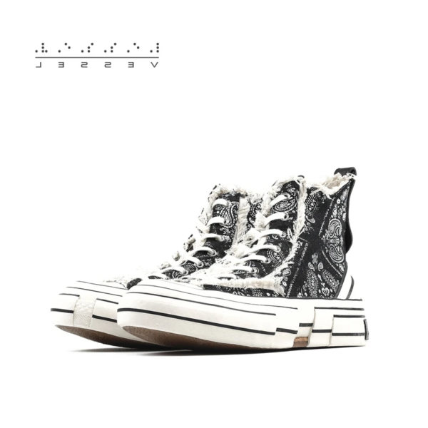 Giày XVESSEL G.O.P. Highs Paisley Black F19X008YB - Ảnh 2