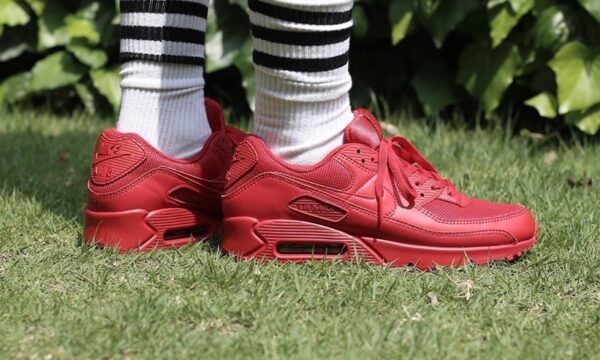 Giày Nike Air Max 90 'Triple Red' CZ7918-600 - Ảnh 4