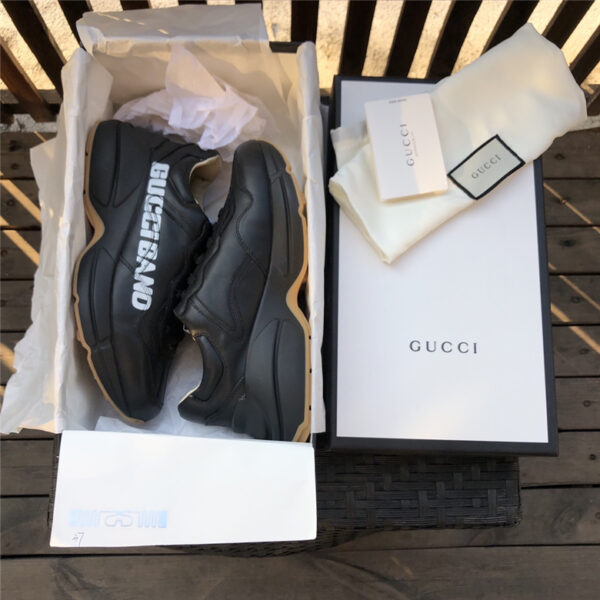 Giày Gucci Rhyton 'Gucci Band Black' 599145-DRW00-1000 - Ảnh 6