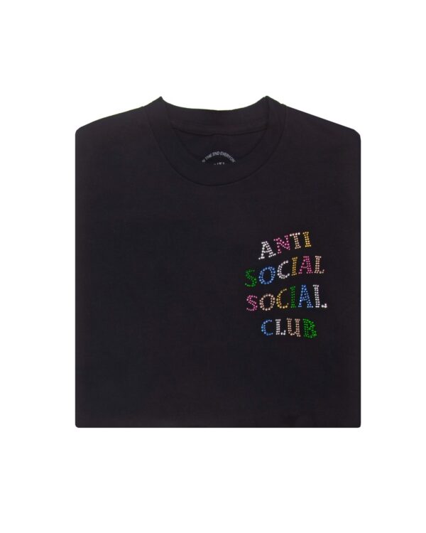 Áo Anti Social Social Club Stud Belt Black Tee - Ảnh 2