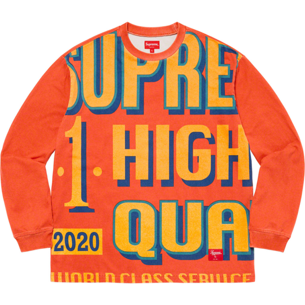 Áo Supreme World Class LS Top Orange SUP-WOCLTOG - Ảnh 2