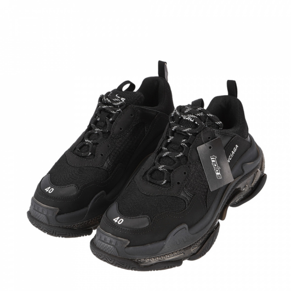 Giày Balenciaga Triple S Sneaker 'Clear Sole Black' 541624-W2FB1-1000 - Ảnh 3