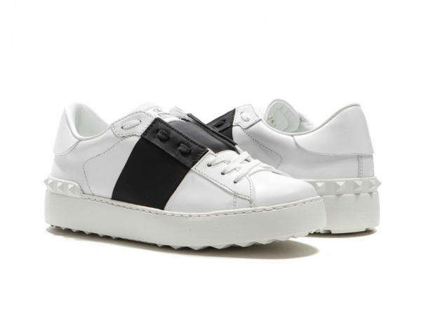 Giày Valentino Women's Rockstud Hidden Open Sneakers UW0S0781-BLU-A01 - Ảnh 2