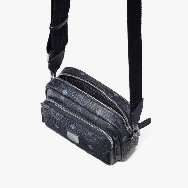 Túi MCM Klassik Crossbody in Visetos MMRAAKC03BK001 - Ảnh 7