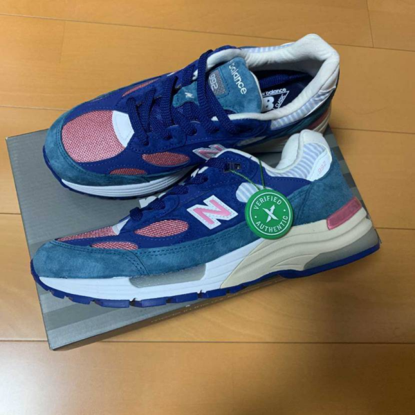 Giày New Balance 992 Made in USA 'Purple Teal' M992TC - Ảnh 2