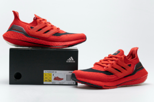 Alternative view of Giày Adidas UltraBoost 21 'Vivid Red' FY0387