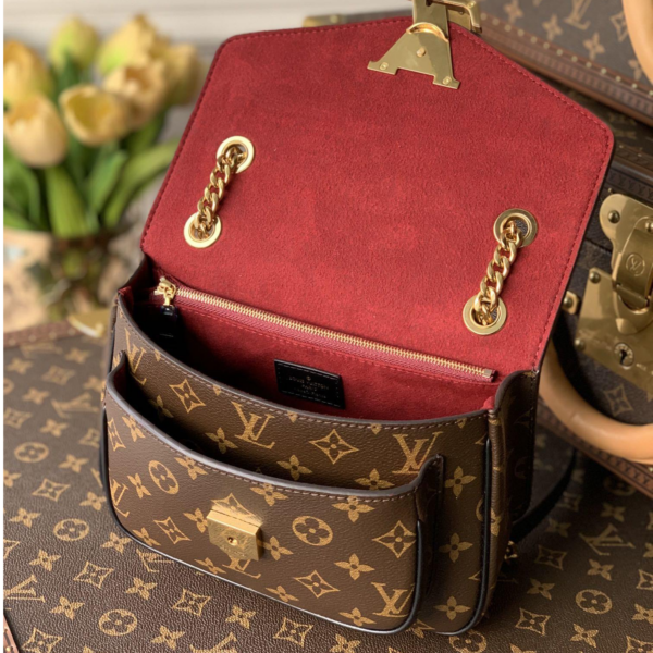 Túi Louis Vuitton Passy Monogram Canvas Brown Handbag M45592 - Ảnh 4