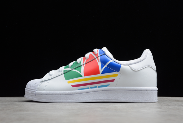 Giày Adidas Superstar Pure 'Colorful Trefoil Cloud White' FU9519 - Ảnh 8