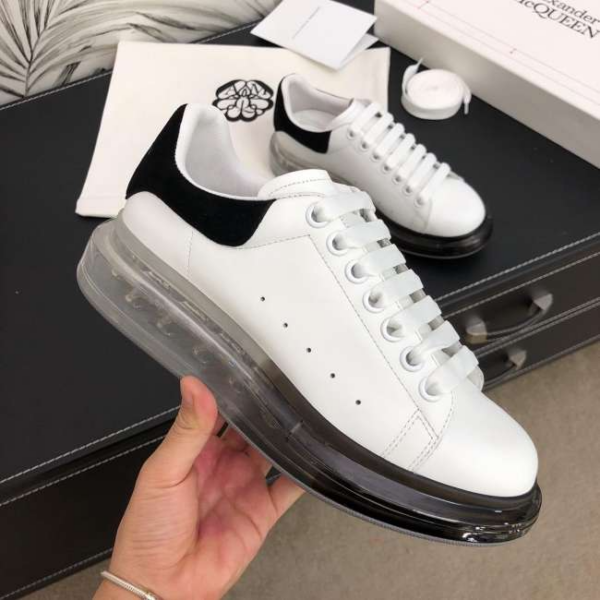 Giày Alexander McQueen Oversized Black Sole White 611698-WHX9V-9061 - Ảnh 4