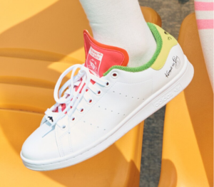 Giay Adidas The Muppets x Stan Smith 'Kermit the Frog Pink Tongue' GZ3098