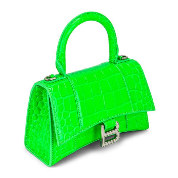 Túi Balenciaga Ladies XS Hourglass 'Fluo Green' 592833-1LR6Y-3810 - Ảnh 4