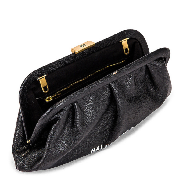 Túi Balenciaga Handbag Clutch Bag 'Black' 618895-1IZOM-1000 - Ảnh 3