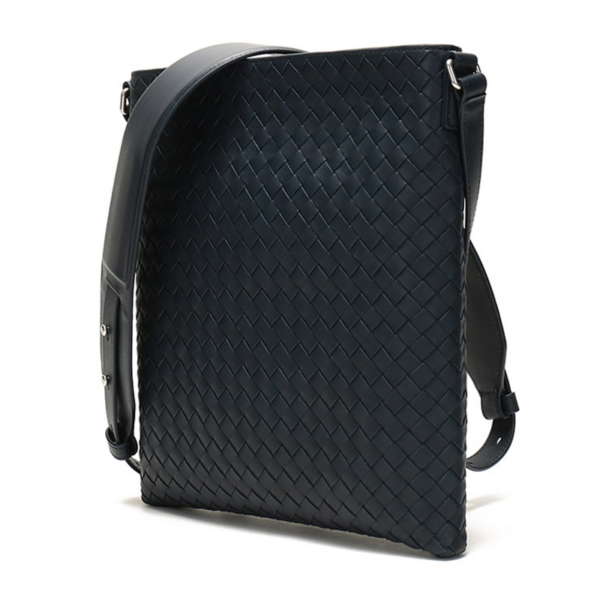 Túi Bottega Veneta Intrecciato Grey Weave Messenger Bag 577534-VBOC6-4013 - Ảnh 2