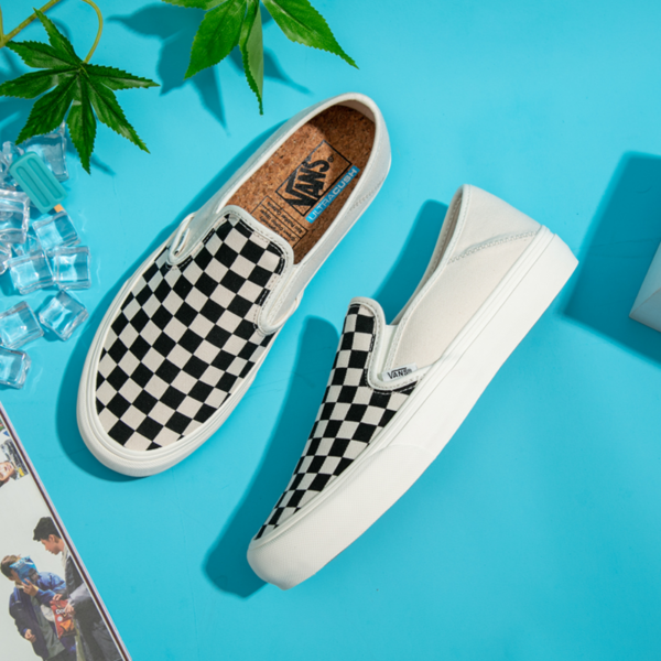 Giày Vans Eco Theory SlipL-On SF 'Black Checkerboard' VN0A3MVD42E - Ảnh 4