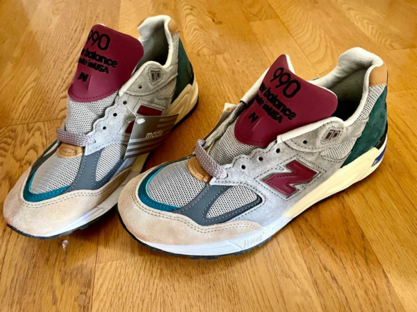 Giày New Balance 990v2 Made in USA 'Grey Multi' M990CP2 - Ảnh 5