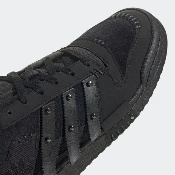 Giày Adidas Melting Sadness × Originals Forum Low 'Core Black' GW8726 - Ảnh 4