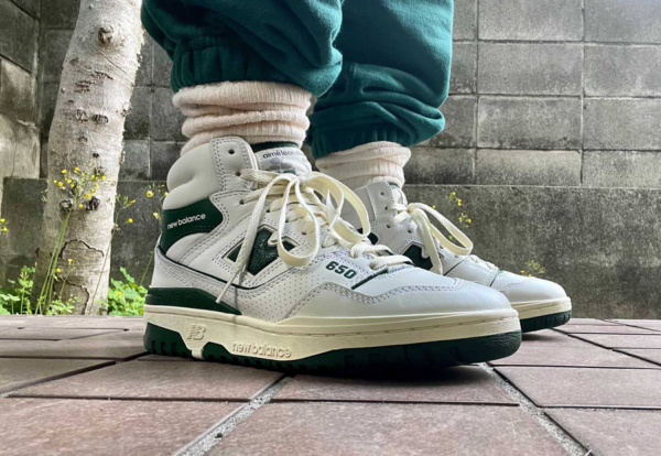 Giày New Balance 650R Aime Leon Dore 'White Green' BB650RL1 - Ảnh 2