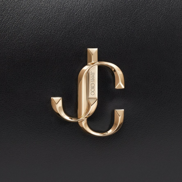 Túi Jimmy Choo Hale 'Black' HALEPKJ010003 - Ảnh 3