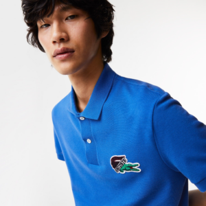 Ao Lacoste Holiday Organic Cotton Pique Polo 'Blue' PH1369-K1Q