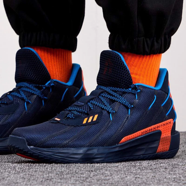 Giày Adidas Dame 7 Lights Out 'Dark Blue' FZ1103 - Ảnh 4