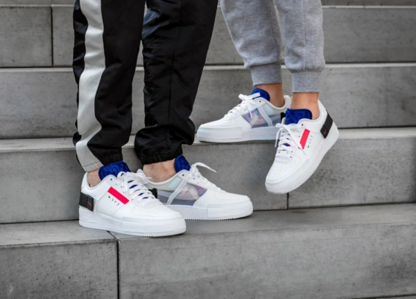 Giày Nike Air Force 1 Low Drop Type GS 'Summit White' BQ4793-100 - Ảnh 3