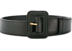 Thắt Lưng Prada Wide Square Buckle Saffiano Belt Details 1CC1548NQ00F0002