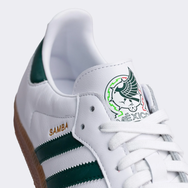 Giày Adidas Mexican National Team x adidas Samba 'White Green' HQ7036 - Ảnh 3