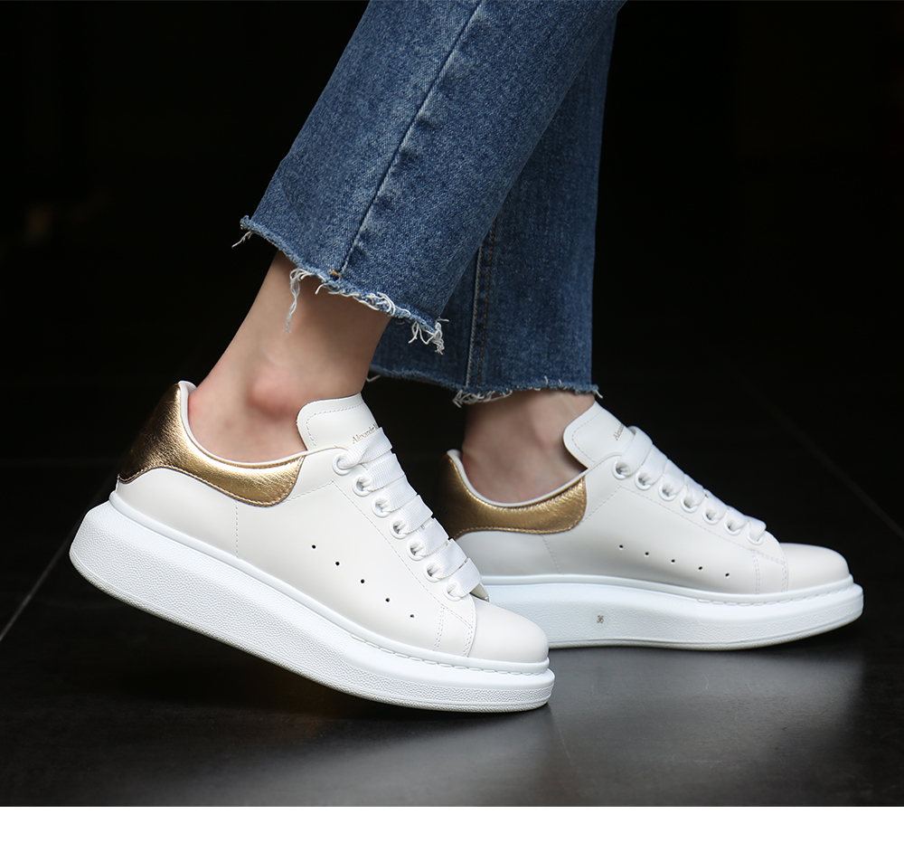 Giày Alexander McQueen 'White Light Gold' 553770-WHFBU-9075 - Ảnh 3