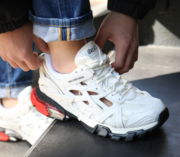 Giày Balenciaga Track.2 Trainer White Red 568614-W2GN3-9610 - Ảnh 5