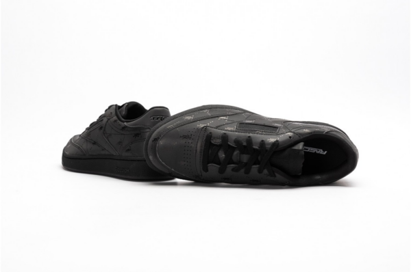 Giày Reebok Très Rasché x Club C 85 MU 'Triple Black' FW8452 - Ảnh 4