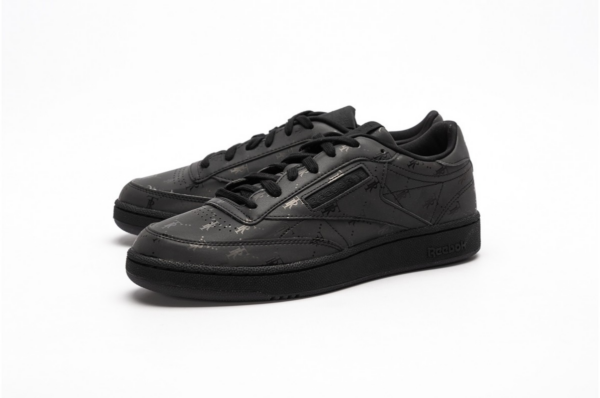 Giày Reebok Très Rasché x Club C 85 MU 'Triple Black' FW8452 - Ảnh 3