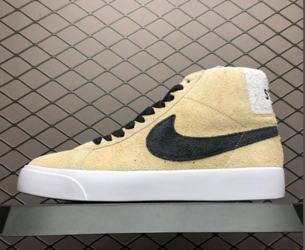 Giày Nike Stussy x Blazer Mid SB 'Midwest Gold' AH6158-700 - Ảnh 8