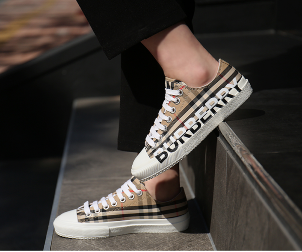 Giày Burberry Logo Print Vintage Check Sneakers 8024301 - Ảnh 5