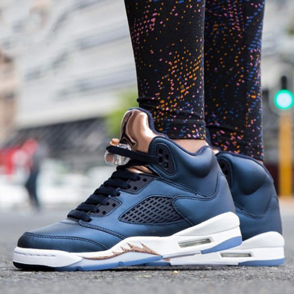 Giày Nike Air Jordan 5 Retro GS 'Bronze' 440888-416 - Ảnh 4