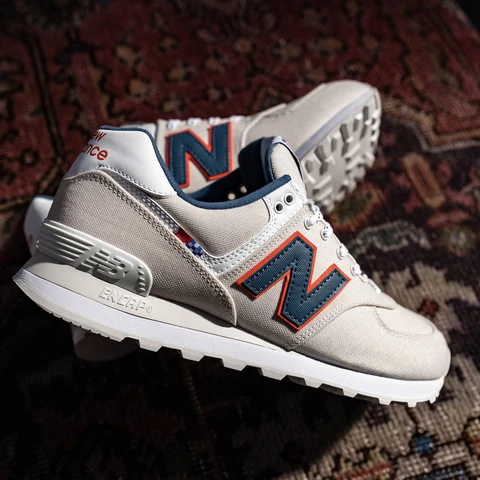 Giày New Balance 574 'Grey White' ML574SOM - Ảnh 3