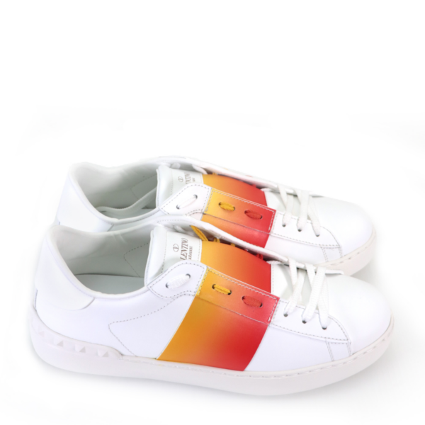 Giày Valentino Open Sneaker White Calfskin VY2S0830GRK3ZM - Ảnh 2