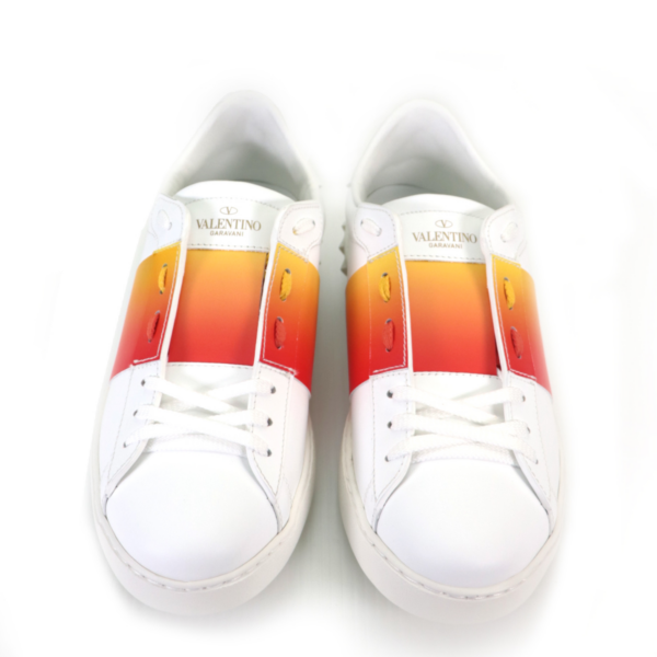 Giày Valentino Open Sneaker White Calfskin VY2S0830GRK3ZM - Ảnh 3